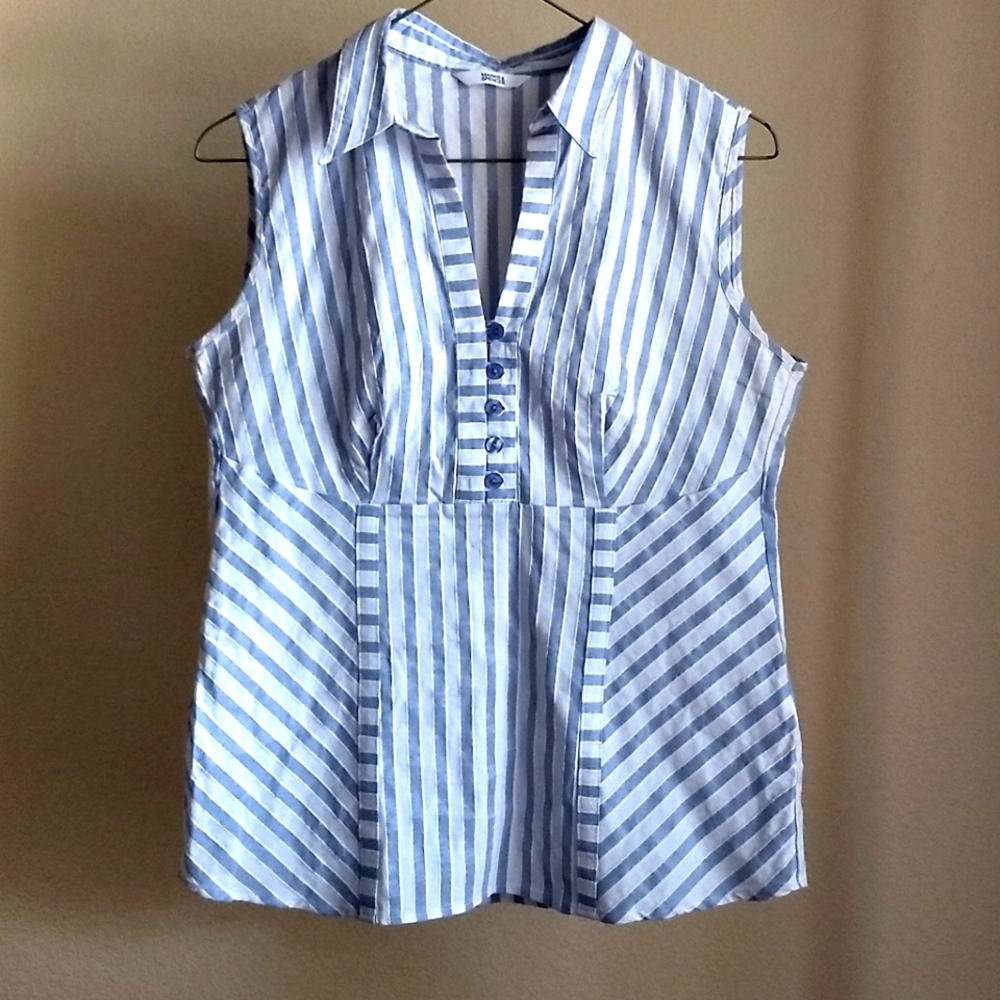 🌷3 for $15! Marks and Spencer Collared Sleeveless Top, Size 6